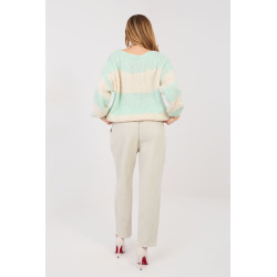 Pantalon Italy Moda Pantalon en velours côtelé 224386