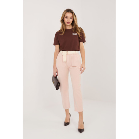 Pantalon Italy Moda Pantalon en velours côtelé 226479