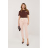 Pantalon Italy Moda Pantalon en velours côtelé 226479