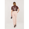 Pantalon Italy Moda Pantalon en velours côtelé 226479