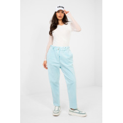 Pantalon Italy Moda Pantalon en velours côtelé 224842