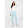 Pantalon Italy Moda Pantalon en velours côtelé 224842
