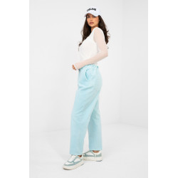 Pantalon Italy Moda Pantalon en velours côtelé 224842