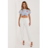 Pantalon Italy Moda Pantalon en velours côtelé 226457