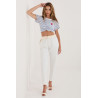 Pantalon Italy Moda Pantalon en velours côtelé 226457