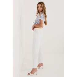 Pantalon Italy Moda Pantalon en velours côtelé 226457