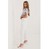 Pantalon Italy Moda Pantalon en velours côtelé 226457