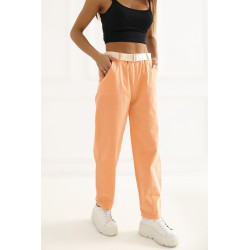 Pantalon Italy Moda Pantalon en velours côtelé 226458