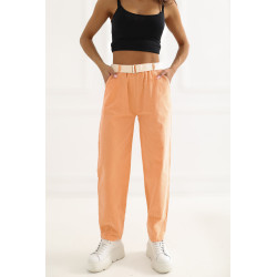 Pantalon Italy Moda Pantalon en velours côtelé 226458
