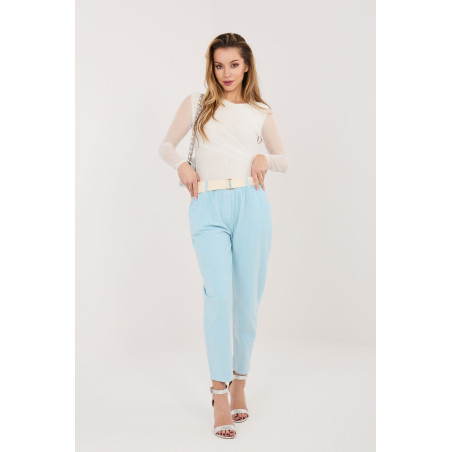 Pantalon Italy Moda Pantalon en velours côtelé 226482