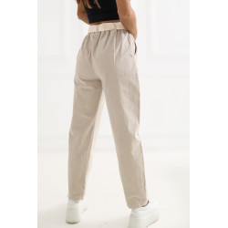 Pantalon Italy Moda Pantalon en velours côtelé 226459