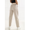 Pantalon Italy Moda Pantalon en velours côtelé 226459