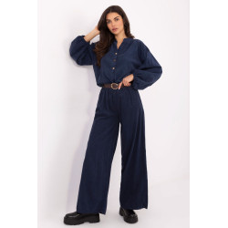 Pantalon Italy Moda Pantalon en velours côtelé 220281