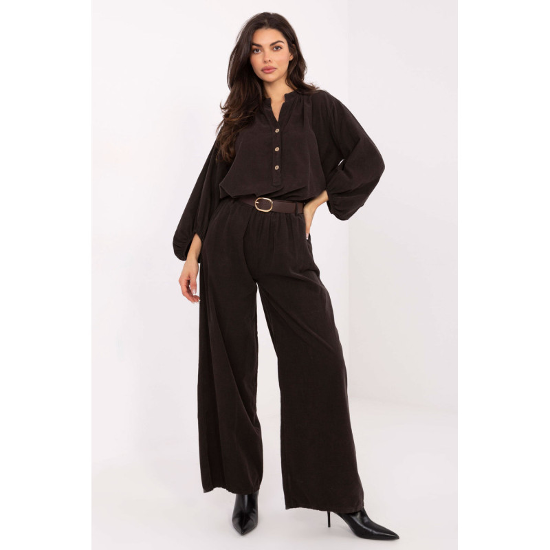Pantalon Italy Moda Pantalon en velours côtelé 220282