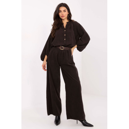 Pantalon Italy Moda Pantalon en velours côtelé 220282