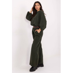 Pantalon Italy Moda Pantalon en velours côtelé 220283