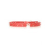 Ceinture Rouge effet troué avec des strass. Accessoire BG-P016