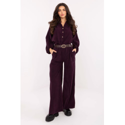 Pantalon Italy Moda Pantalon en velours côtelé 220285