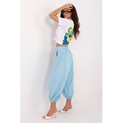 Pantalon Italy Moda Pantalon en velours côtelé 226230