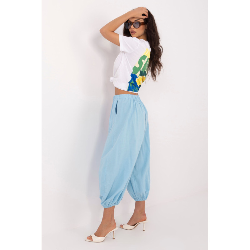 Pantalon Italy Moda Pantalon en velours côtelé 226230