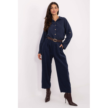 Pantalon Italy Moda Pantalon en velours côtelé 220818