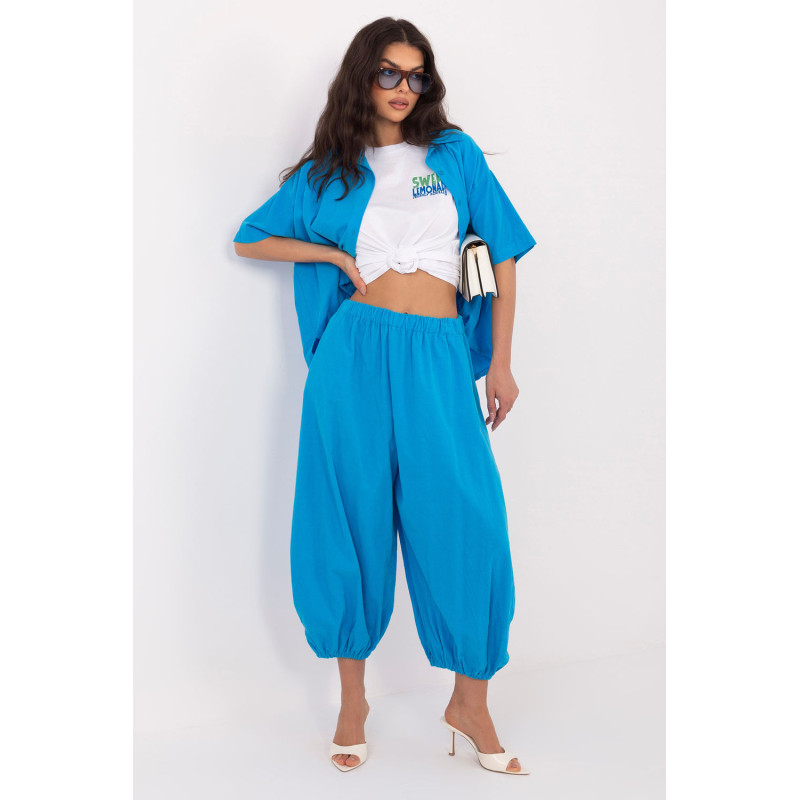 Pantalon Italy Moda Pantalon en velours côtelé 226231