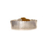 Ceinture élastique Blanche et argentée - BG - P045