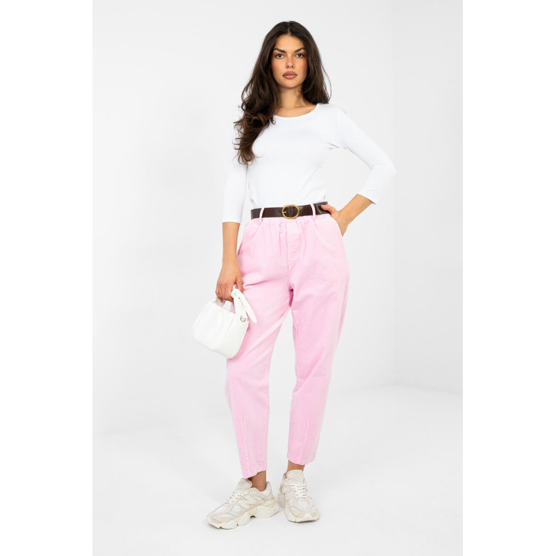 Pantalon Italy Moda Pantalon en velours côtelé 224055