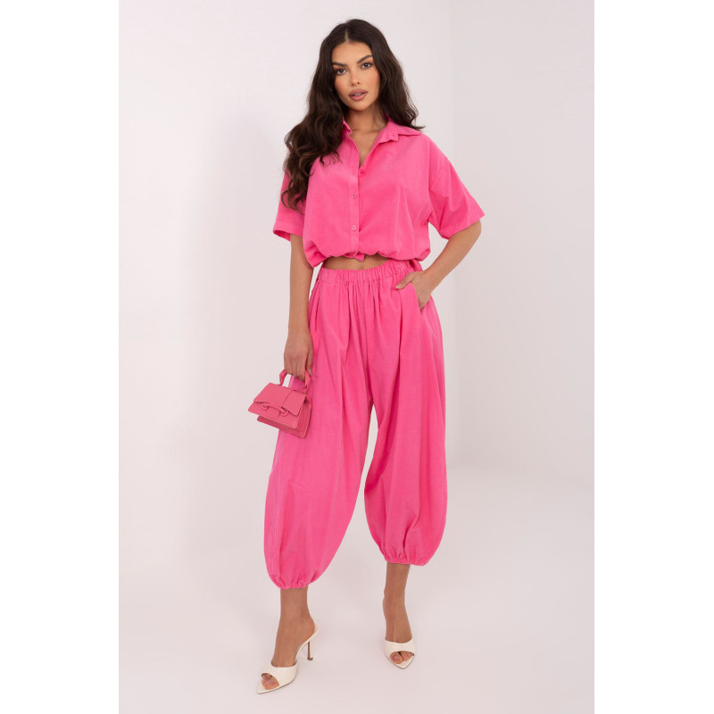 Pantalon Italy Moda Pantalon en velours côtelé 226232
