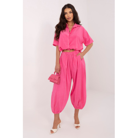 Pantalon Italy Moda Pantalon en velours côtelé 226232