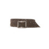 Ceinture marron cloutée doré et argenté - SG - 0551