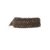 Ceinture marron cloutée doré et argenté - SG - 0551