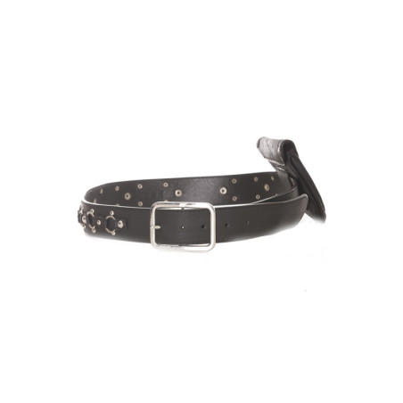 Ceinture noire avec pochette - LDF9019