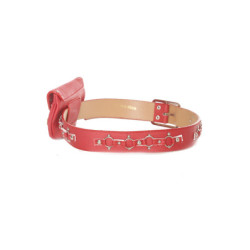 Ceinture rouge avec pochette - LDF9019