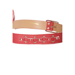 Ceinture rouge avec pochette - LDF9019