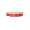 Ceinture rouge boucle avec strass - 9008