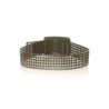 Lot de 10 Ceinture noire quadrillée à trous. SG-0452