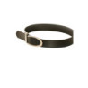 Ceinture basique Noire à boucle argentée. BG-P0Z9
