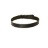 Ceinture basique Noire à boucle argentée. BG-P0Z9