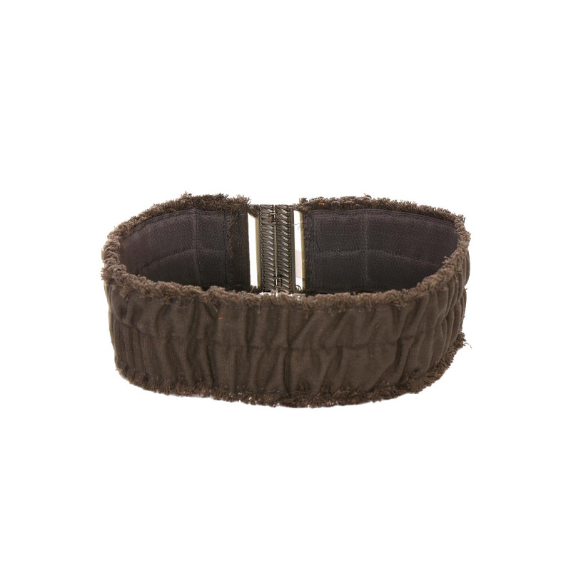 Ceinture anthracite large, attache à clips. SG-0908