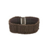 Ceinture anthracite large, attache à clips. SG-0908