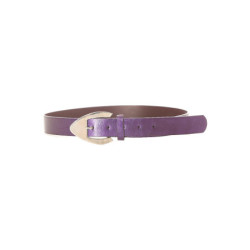 Ceinture femme en violet avec boucle métallisé. mh-020