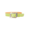 Ceinture femme en vert avec boucle rectangulaire. SG0218