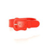 Grosse ceinture rouge avec boucle de la même matière. BG-po13