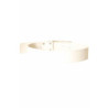 Ceinture Blanche avec boucle rectangulaire CE 502