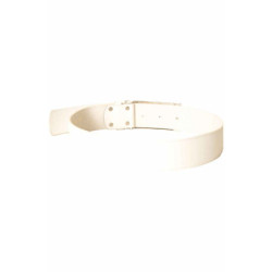 Ceinture Blanche avec boucle rectangulaire CE 502