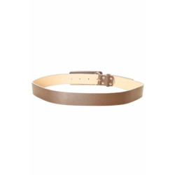 Ceinture Marron avec grosse boucle rectangle graphique CE 573