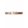 Ceinture Marron avec grosse boucle rectangle graphique CE 573