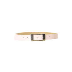 Ceinture rose effet cuir à boucle carré et strass CE 726