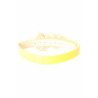Ceinture Jaune, boucle motif feuilles BG-PO44